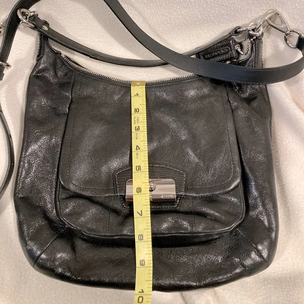 VINTAGE Kirsten Hobo Coach Satchel in Black - Picture 8 of 8